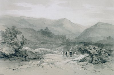 Ville et vallée de Subiaco - Edward Lear